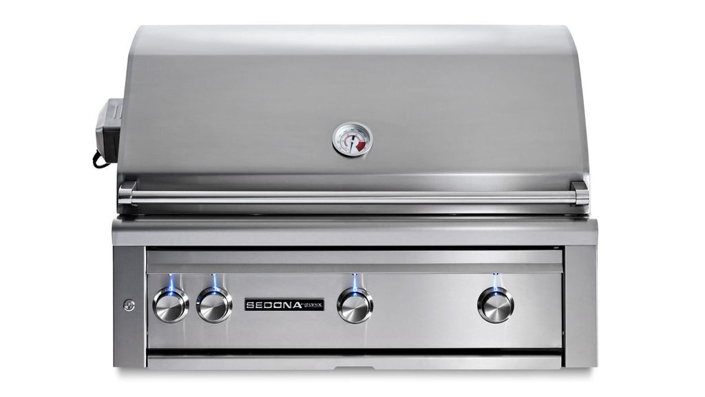 Lynx - 36" Sedona Built-in Grill with Rotisserie, 1 Prosear Infrared Burner and 2 Stainless Steel Burners