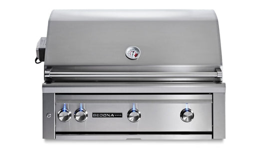 Lynx - 36" Sedona Built-in Grill with Rotisserie, 1 Prosear Infrared Burner and 2 Stainless Steel Burners