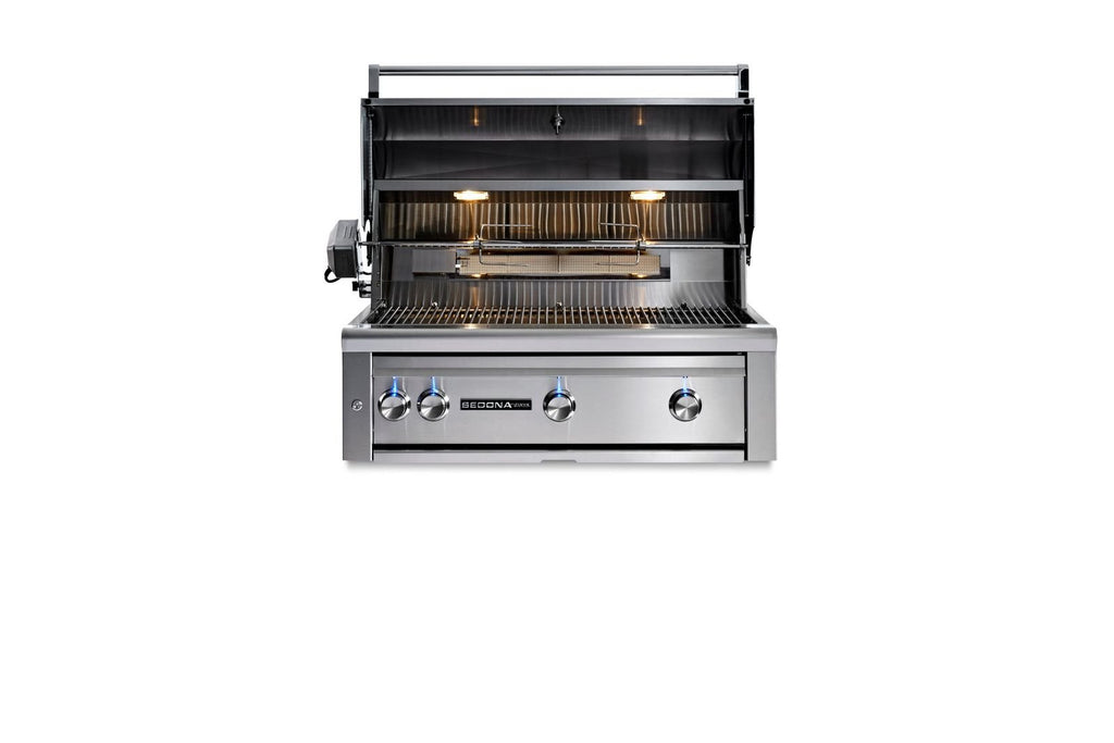 Lynx - 36" Sedona Built In Grill with Rotisserie, 1 ProSear Infrared  Burner And 2 Stainless Steel Burners w/ Insulated Jacket