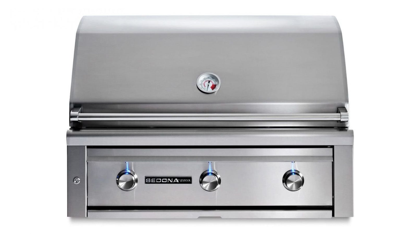 Lynx - 36" Sedona Built-In Grill with 1 Prosear Infrared Burner and 2 Stainless Steel Burners w/Insulated Jacket