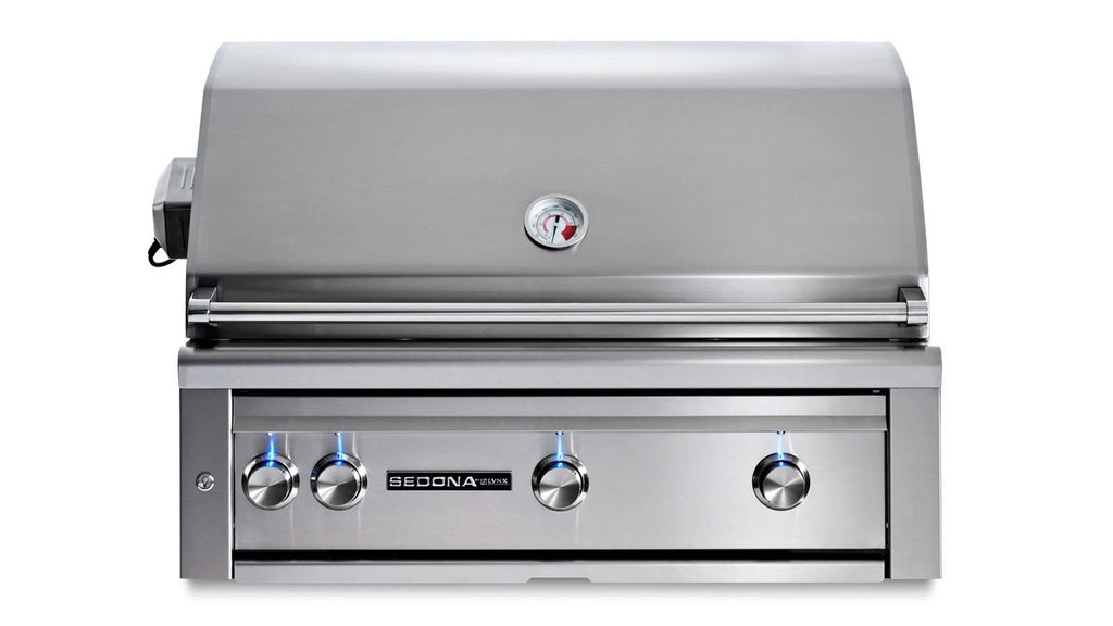 Lynx - 36" Sedona Built-in Grill with 3 Stainless Steel Burners and Rotisserie