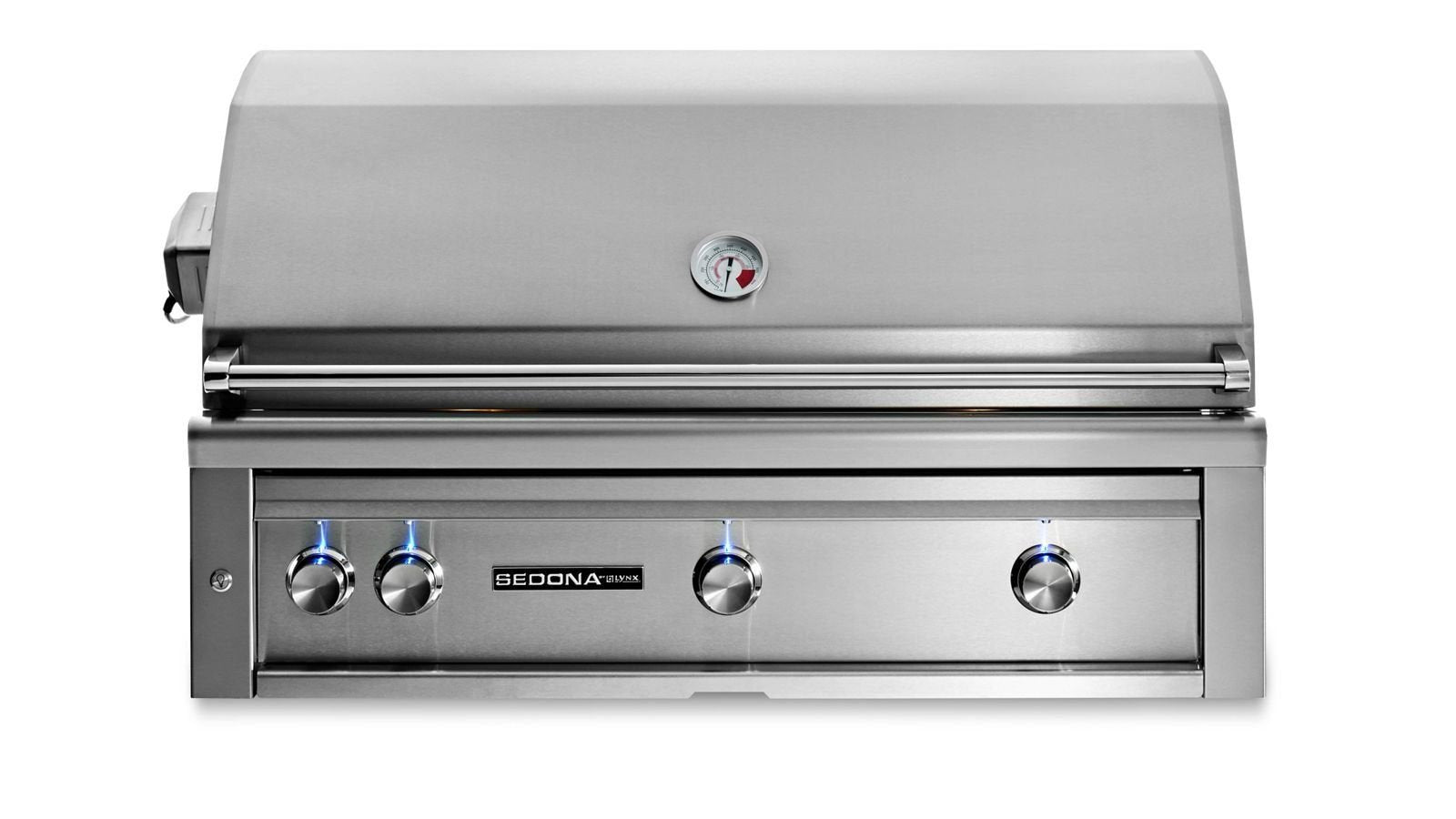 Lynx - 42" Sedona Built-In Grill with 3 Stainless Steel Burners and Rotisserie w/ Insulated Jacket