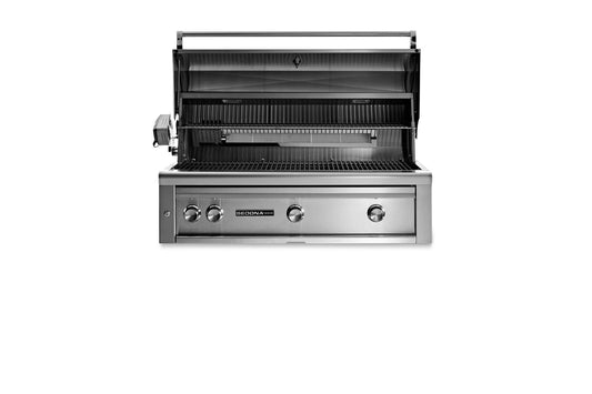 Lynx - 42" Sedona Built-In Grill with Rotisserie, 1 Prosear Infrared Burner and 2 Stainless Steel Burners