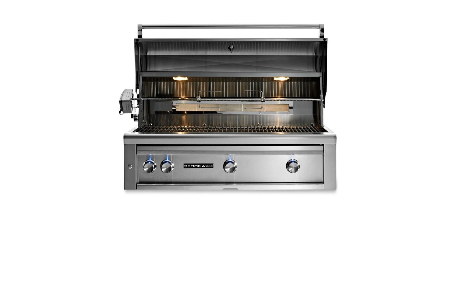 Lynx - 42" Sedona Built-In Grill with Rotisserie, 1 Prosear Infrared Burner and 2 Stainless Steel Burners w/ Insulated Jacket