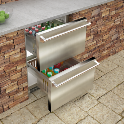 Marvel - 24" Outdoor Built-In Refrigerated Drawers
