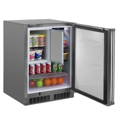 Marvel - 24" Outdoor Built-In Refrigerator Freezer