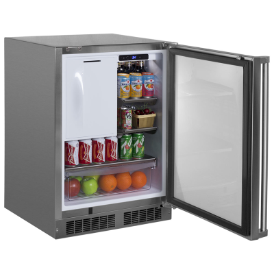 Marvel - 24" Outdoor Refrigerator With Crescent Ice Maker
