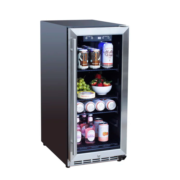 Novo 15" Glass Door Refrigerator