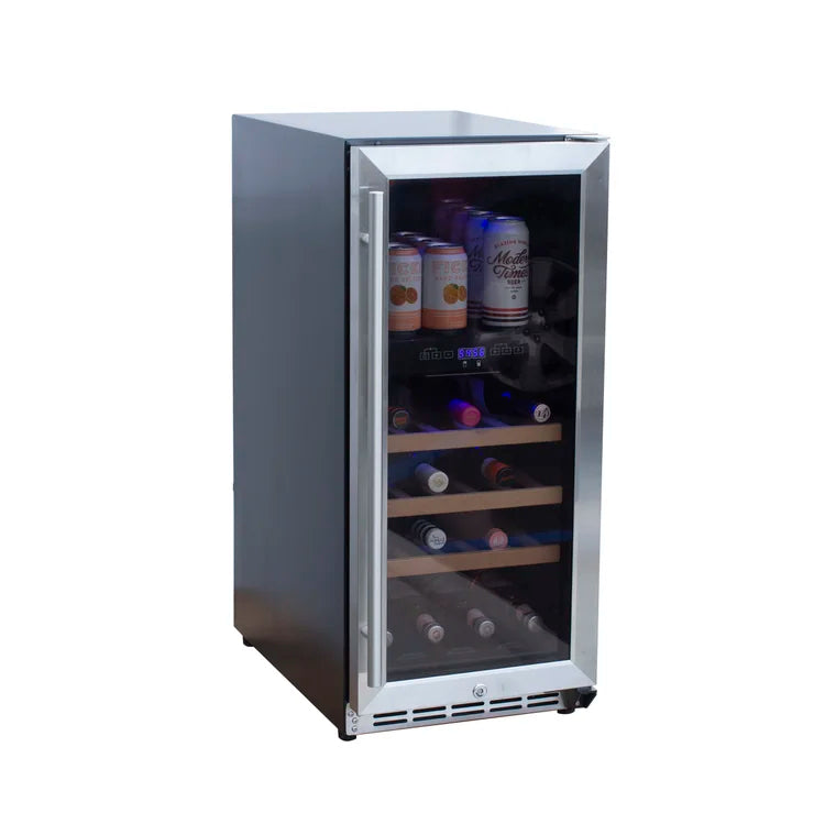 Novo 15" Wine Cooler with Glass Door