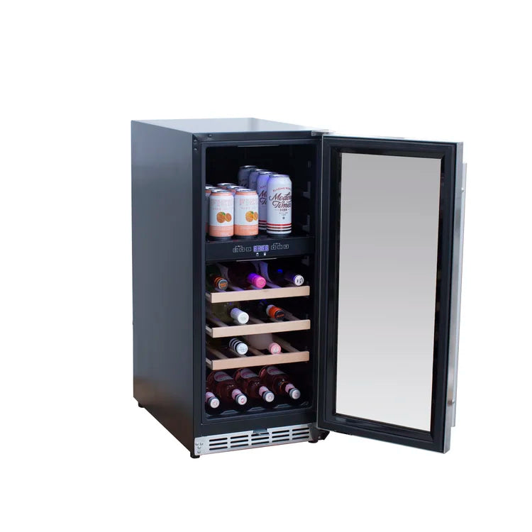 Novo 15" Wine Cooler with Glass Door