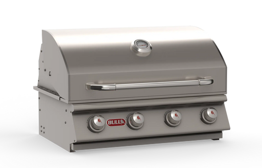 Bull - 30" Outlaw – Stainless Steel 4 Burner Gas Grill Head