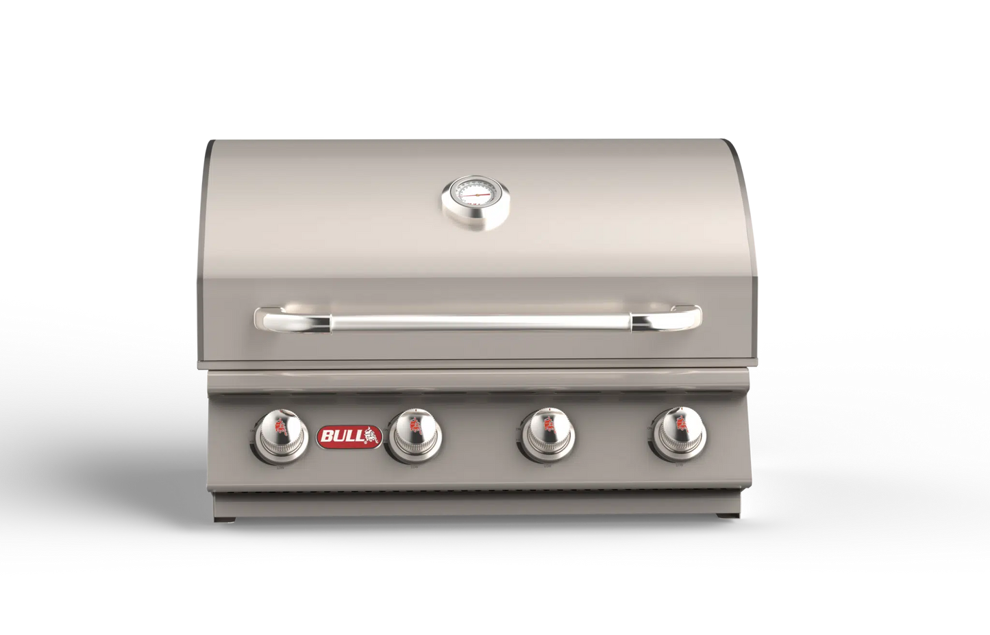 Bull - Outlaw – Stainless Steel 4 Burner Gas Grill Head w/ Insulated Jacket