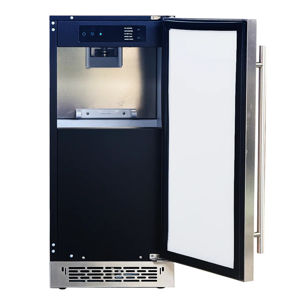 RCS Stainless Nugget Ice Maker - 26 lb Storage Capacity