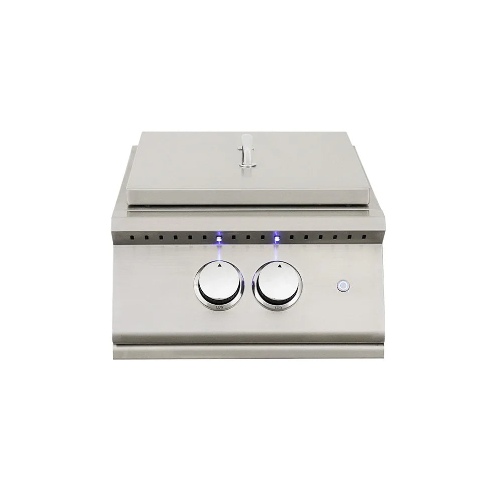 RCS Premier Pro Burner w/ LED Lights NG/LP