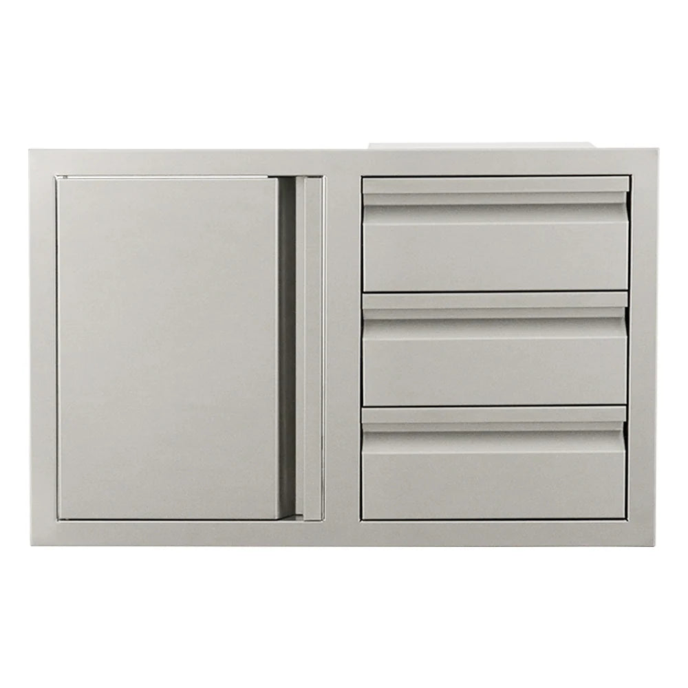 RCS Valiant Triple Drawer & Door Combo - Soft Close L/R