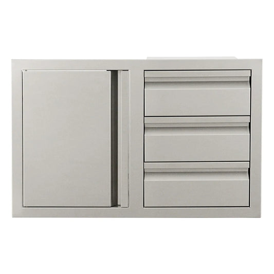 RCS Valiant Triple Drawer & Door Combo - Soft Close L/R