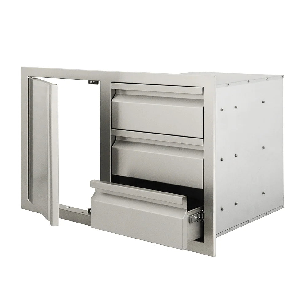 RCS Valiant Triple Drawer & Door Combo - Soft Close L/R