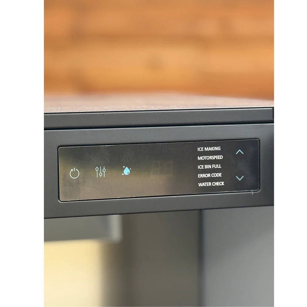 RCS Stainless Nugget Ice Maker - 26 lb Storage Capacity