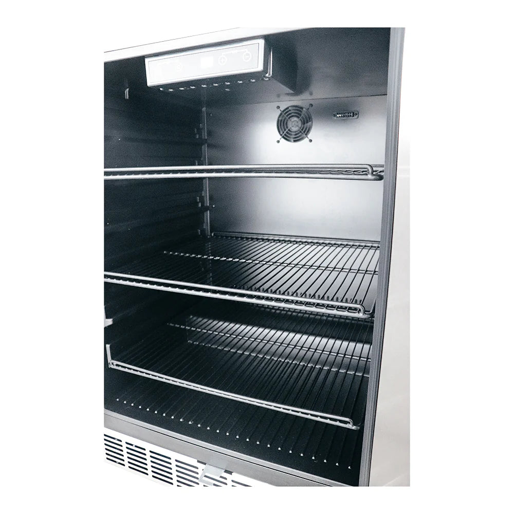 RCS Stainless Refrigerator - 5.01 Cu Ft. - UL Rated - Glass Door