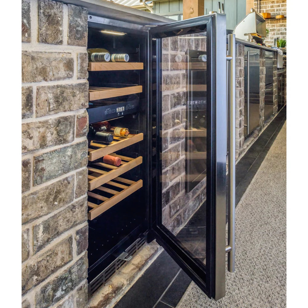 RCS Wine Cooler Refrigerator W/ 15" Glass Window - 3.2 Cu. Ft.  - UL Rated
