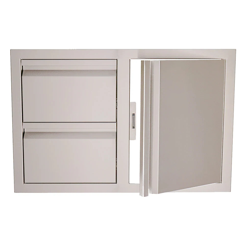 RCS Valiant Double Drawer & Door Combo -  Soft Close -L/R