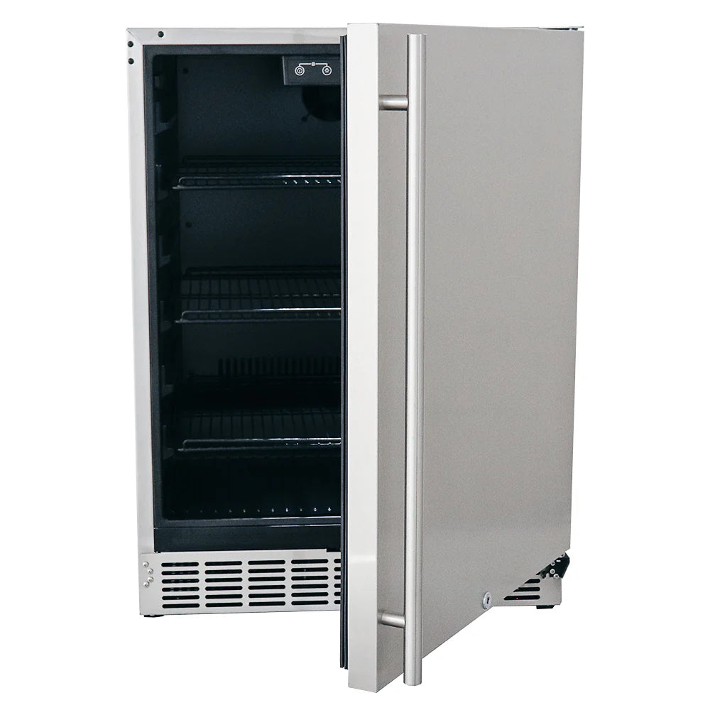 RCS Stainless Refrigerator - 5.01 Cu Ft. - UL Rated - Solid Stainless Steel Door