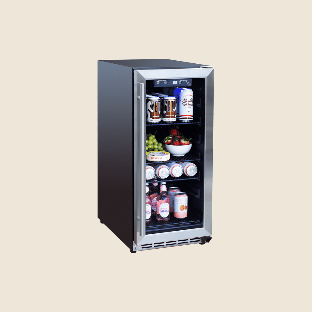 Summerset - 15" Outdoor Rated Refrigerator w/ Glass Door