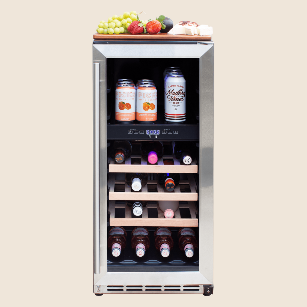 Summerset - 15" Outdoor Rated Dual Zone Wine Cooler