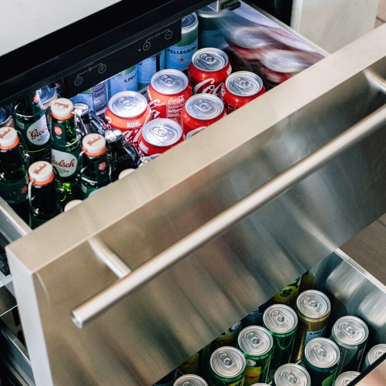 American Made Grills - 24" 5.3c Deluxe Outdoor Rated 2-Drawer Refrigerator