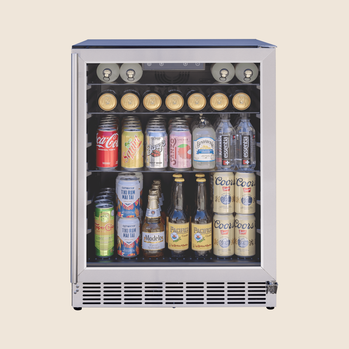 Summerset - 24" Outdoor Rated Refrigerator w / Glass Door