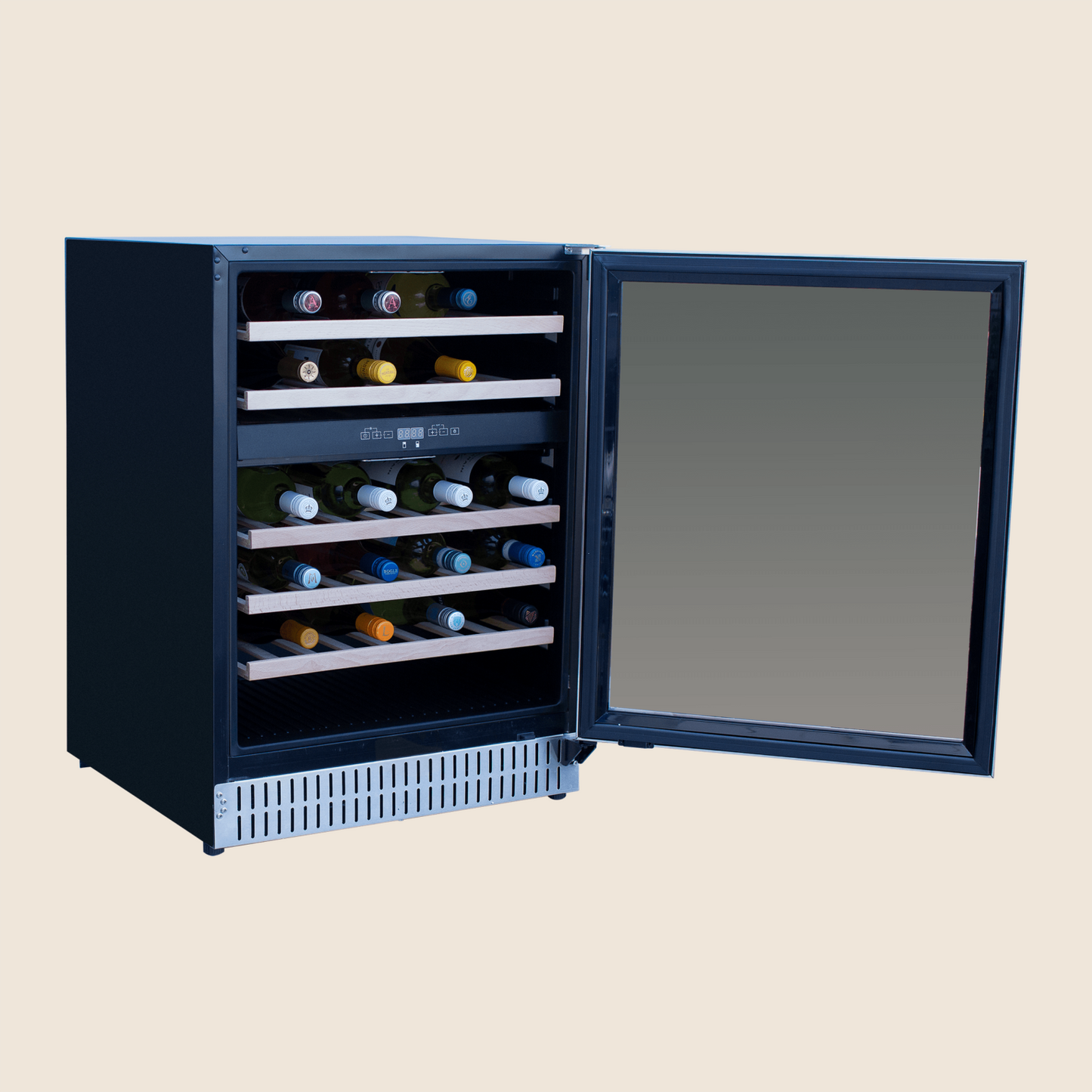 American Made Grills - 24" Deluxe Outdoor Rated Dual Zone Wine Cooler