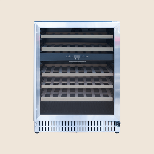 American Made Grills - 24" Deluxe Outdoor Rated Dual Zone Wine Cooler