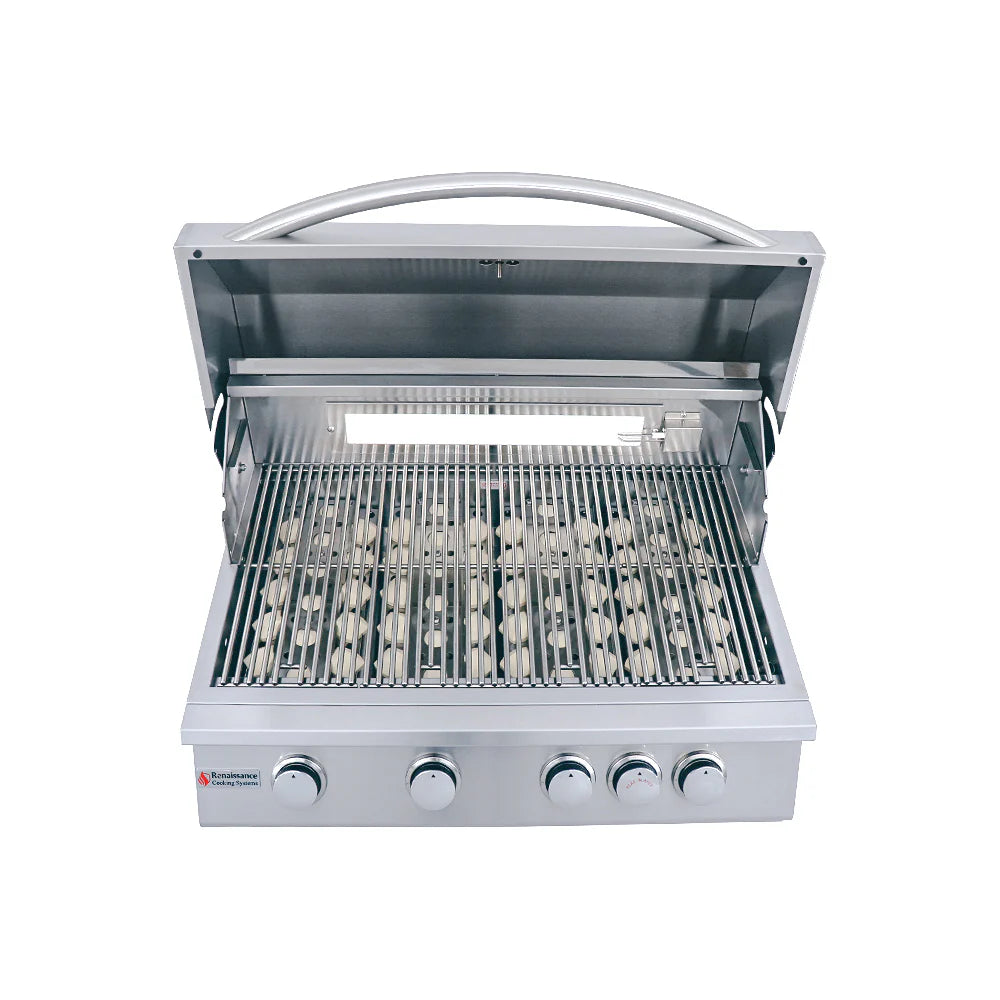RCS 32" Premier Built-In Grill w/ insulated jacket