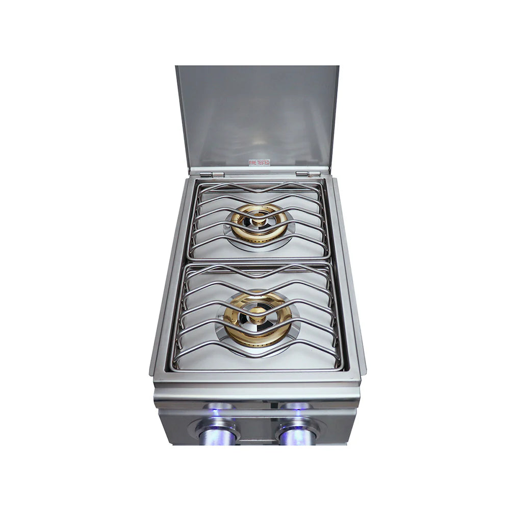 RCS Cutlass Pro Double Side Burner NG/LP