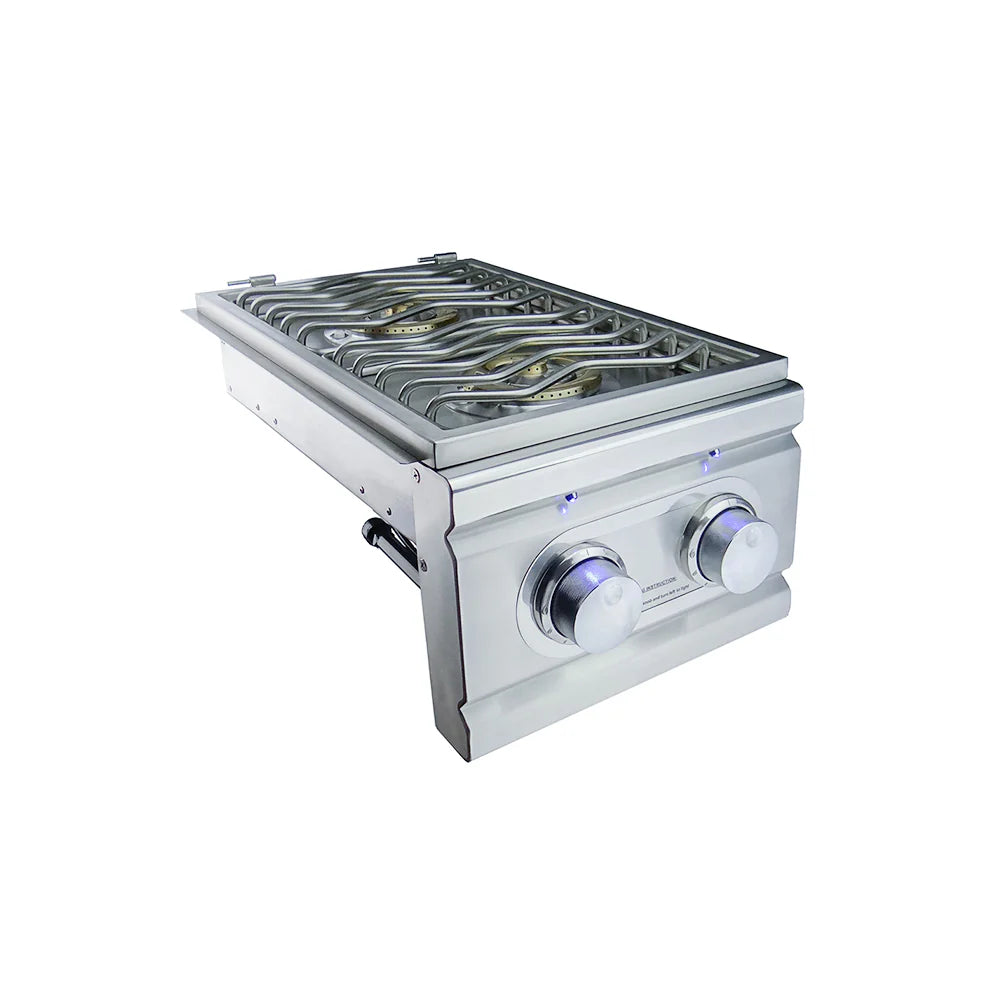 RCS Cutlass Pro Double Side Burner NG/LP