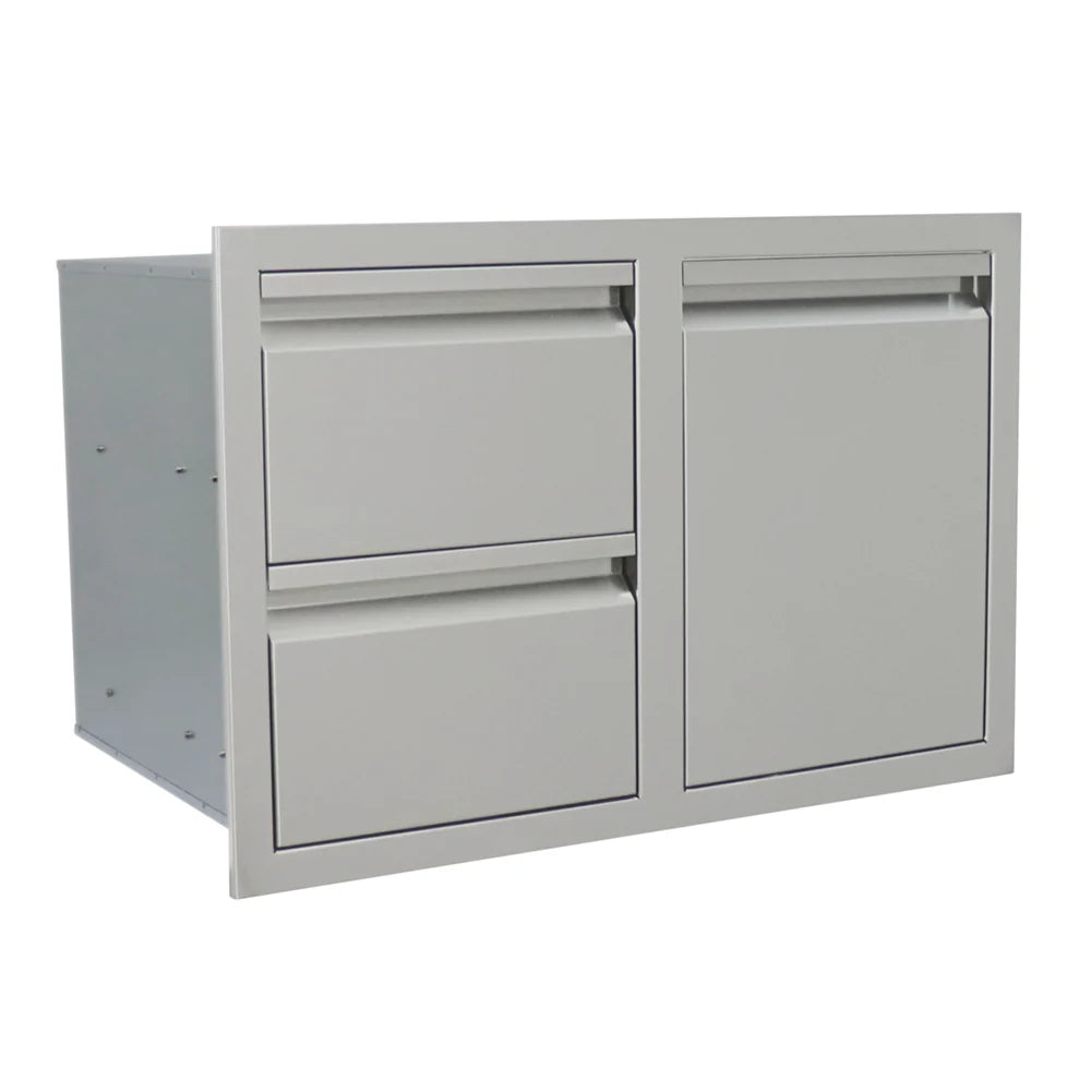 RCS Valiant Double Drawer & LP Bottle Storage - Fully Enclosed