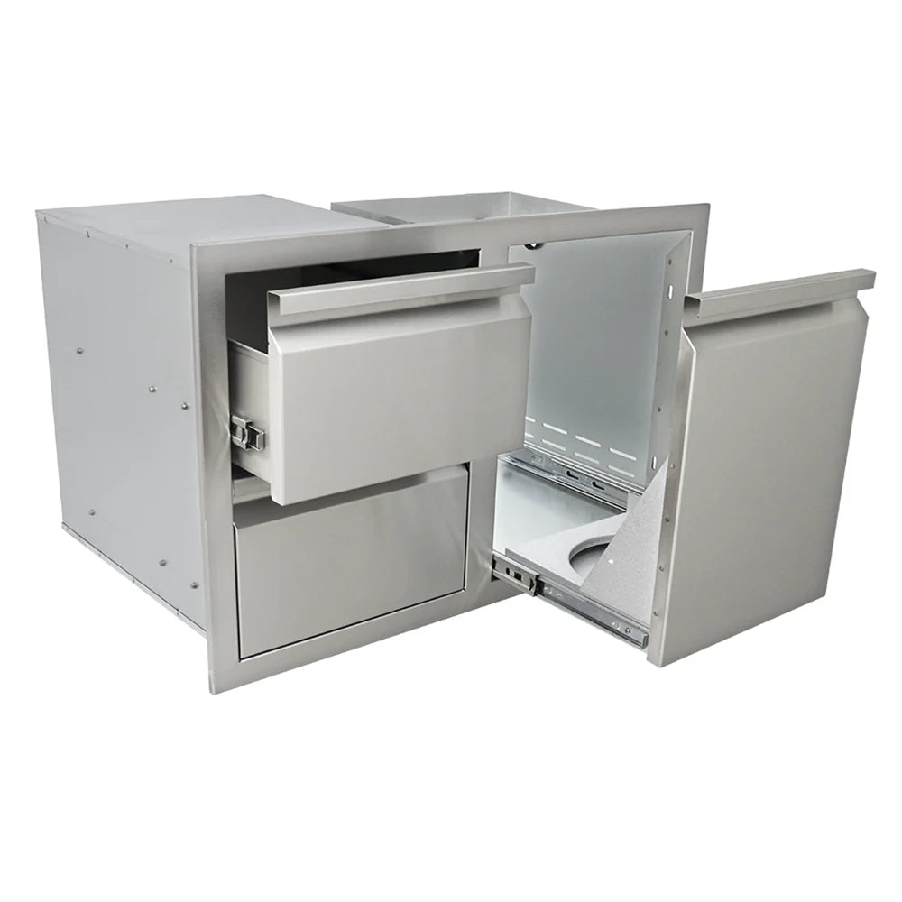 RCS Valiant Double Drawer & LP Bottle Storage - Fully Enclosed