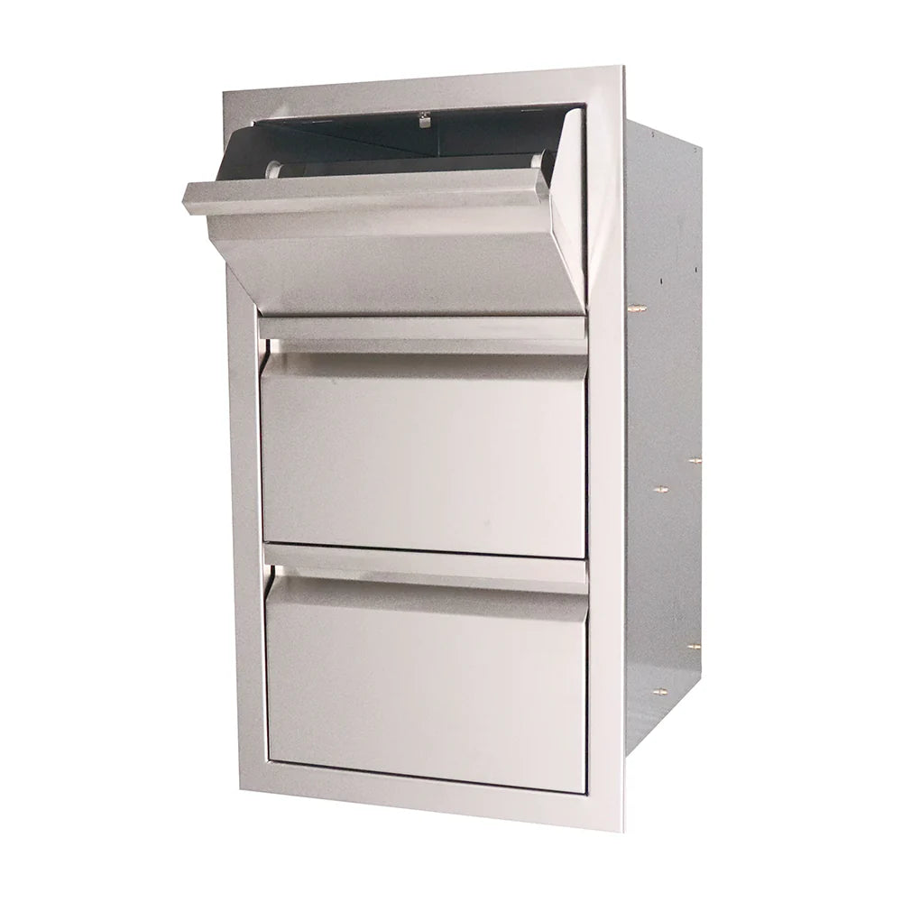 RCS Valiant Double Drawer & Paper Towel Holder - Fully Enclosed