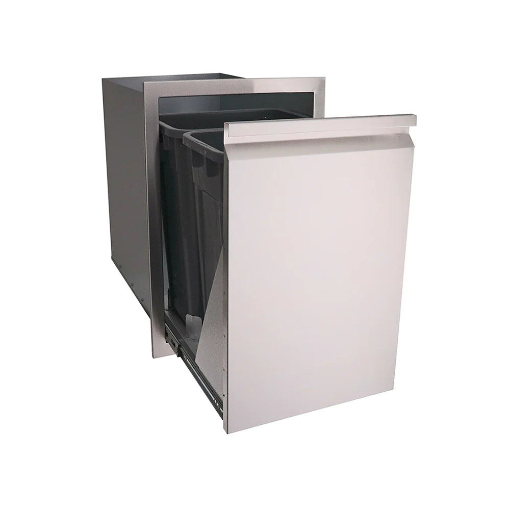 RCS Valiant Double Trash & Recycle Drawer - Two Trash Can Included