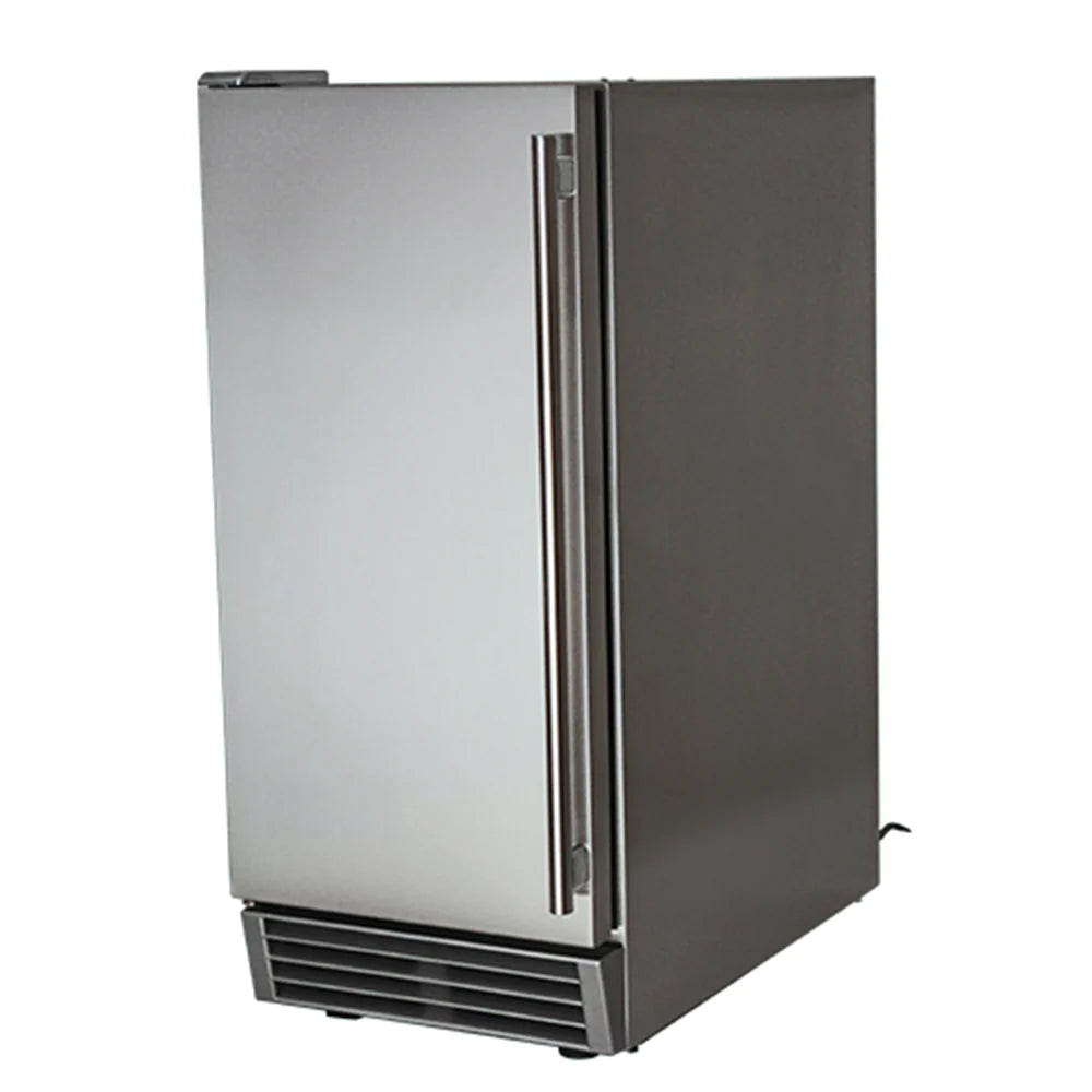 RCS Stainless Ice Maker - 26 lb Storage Capacity