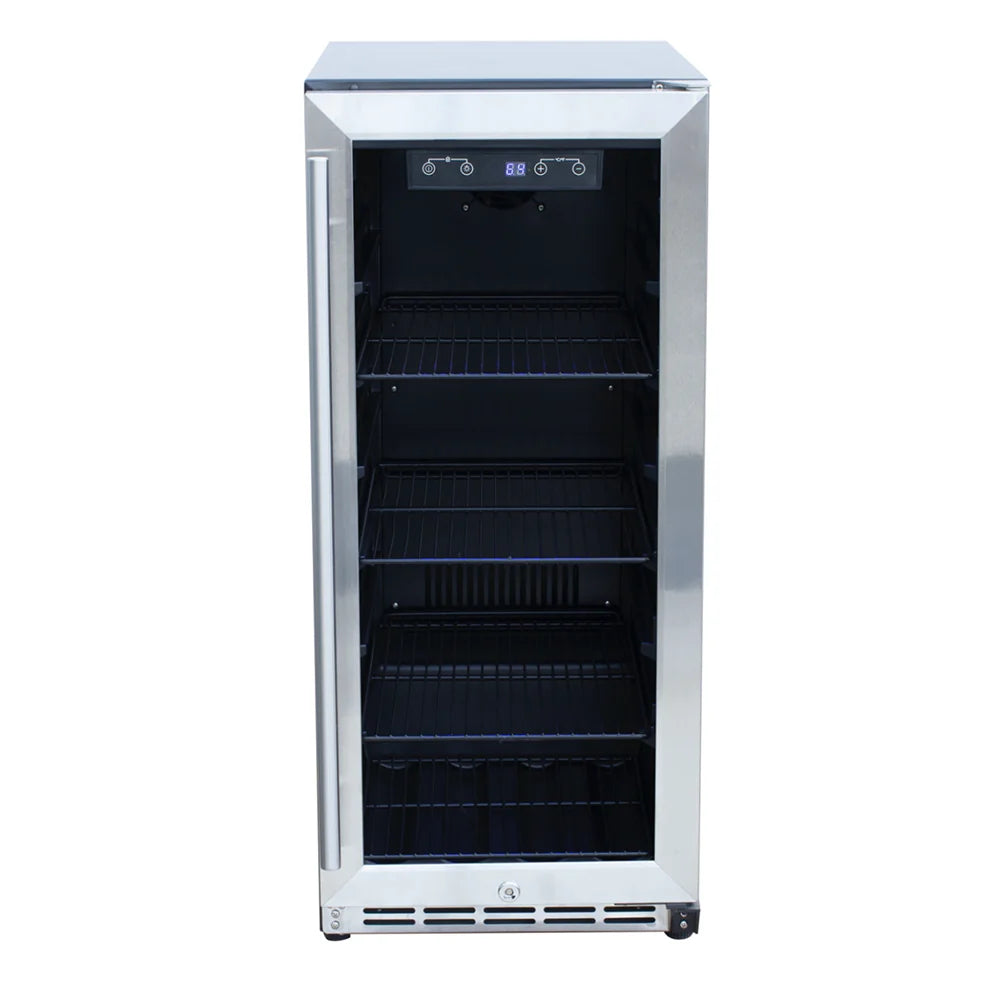 RCS Refrigerator W/ 15" Glass Window - 3.2 Cu. Ft. - UL Rated