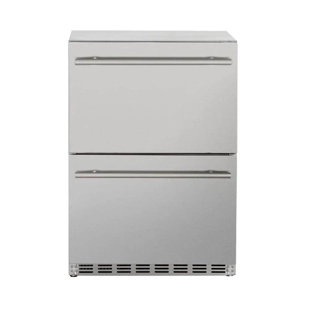 RCS Stainless Two Drawer Refrigerator - 5.3 Cu. Ft. - UL Rated