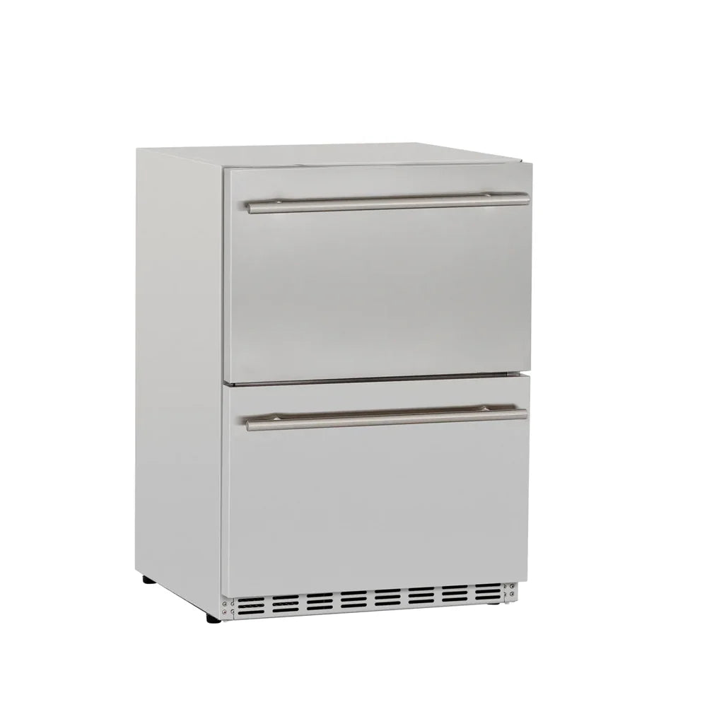 RCS Stainless Two Drawer Refrigerator - 5.3 Cu. Ft. - UL Rated
