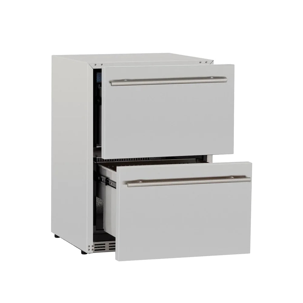 RCS Stainless Two Drawer Refrigerator - 5.3 Cu. Ft. - UL Rated