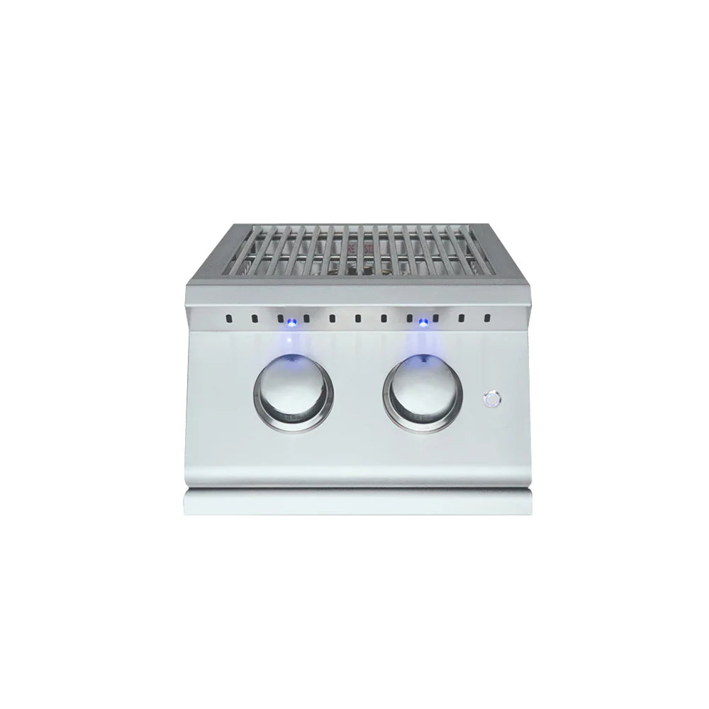 RCS Premier Double Side Burner w/ LED Lights NG/LP