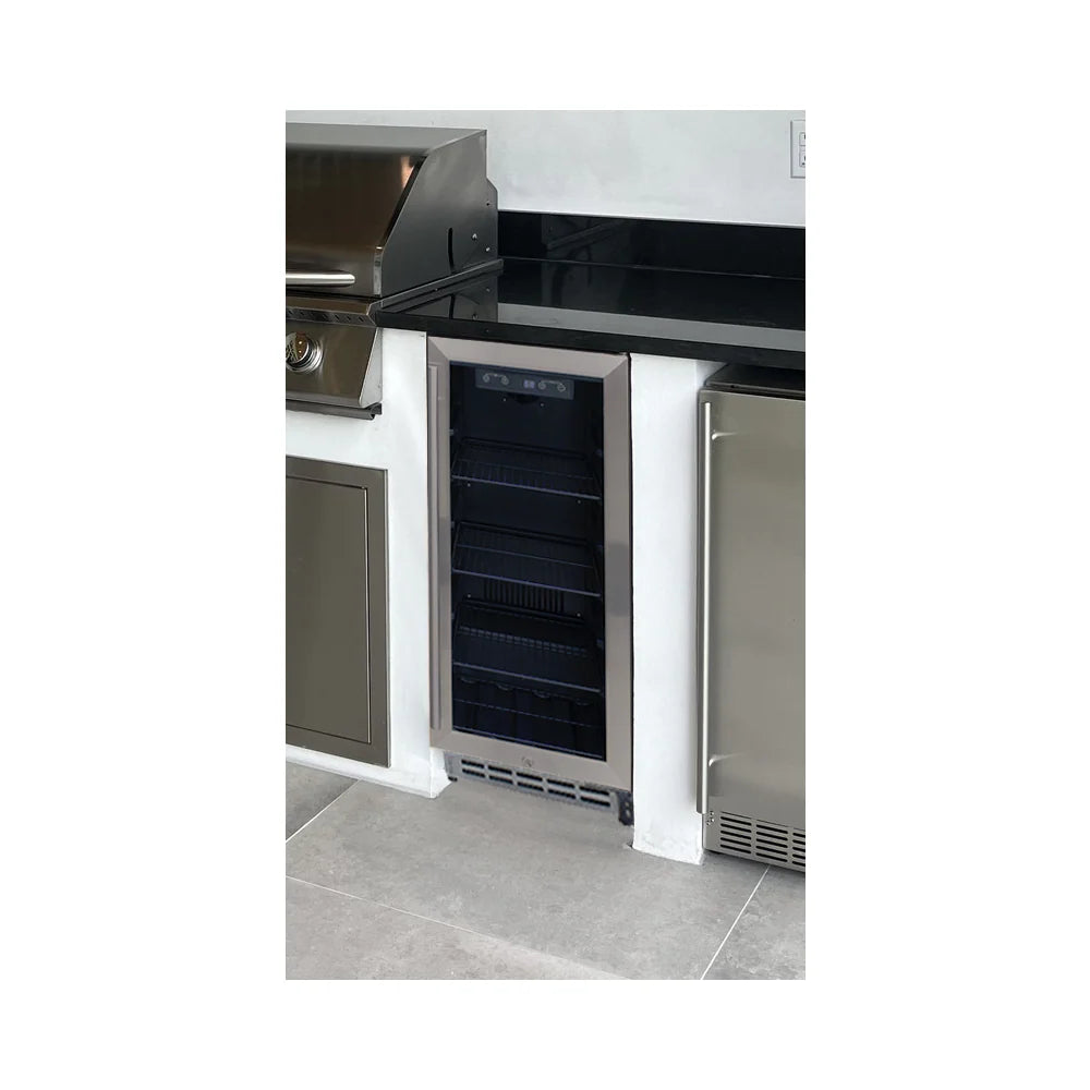 RCS Refrigerator W/ 15" Glass Window - 3.2 Cu. Ft. - UL Rated