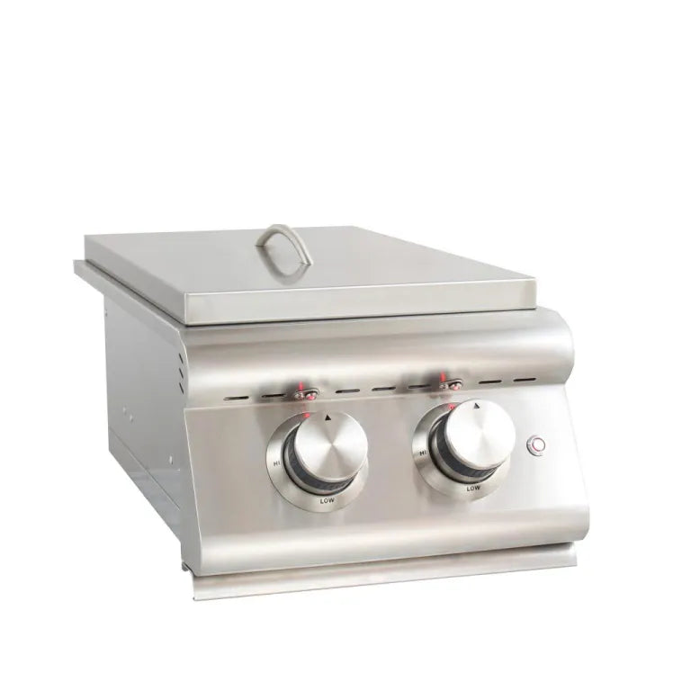 Blaze Premium LTE Built-In Gas Stainless Steel Double Side Burner
