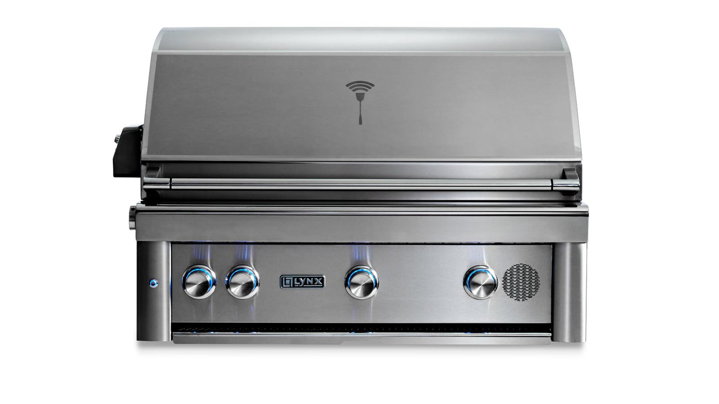Lynx - 36" Professional Built-In Smart Grill With Rotisserie w/ Insulated Jacket