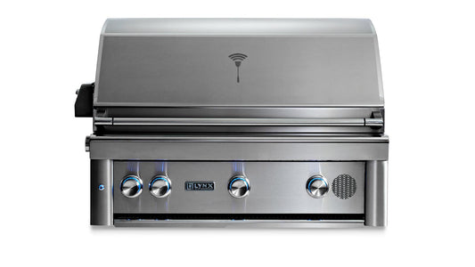 Lynx - 36" Professional Built-In Smart Grill With Rotisserie w/ Insulated Jacket