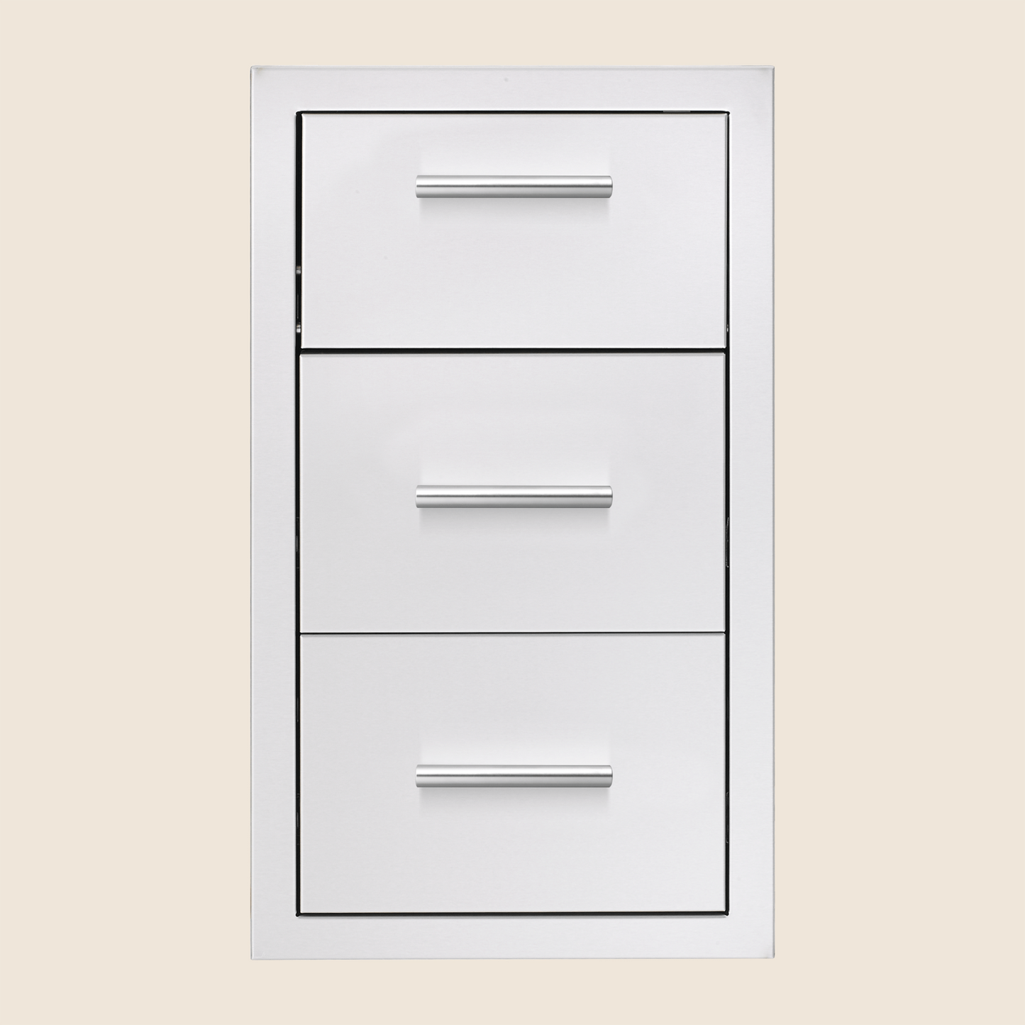 American Made Grills - 17" Vertical 2-Drawer & Paper Towel Holder Combo